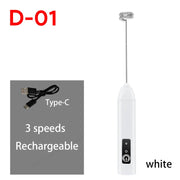 Rechargeable Three-Speed Milk Frother