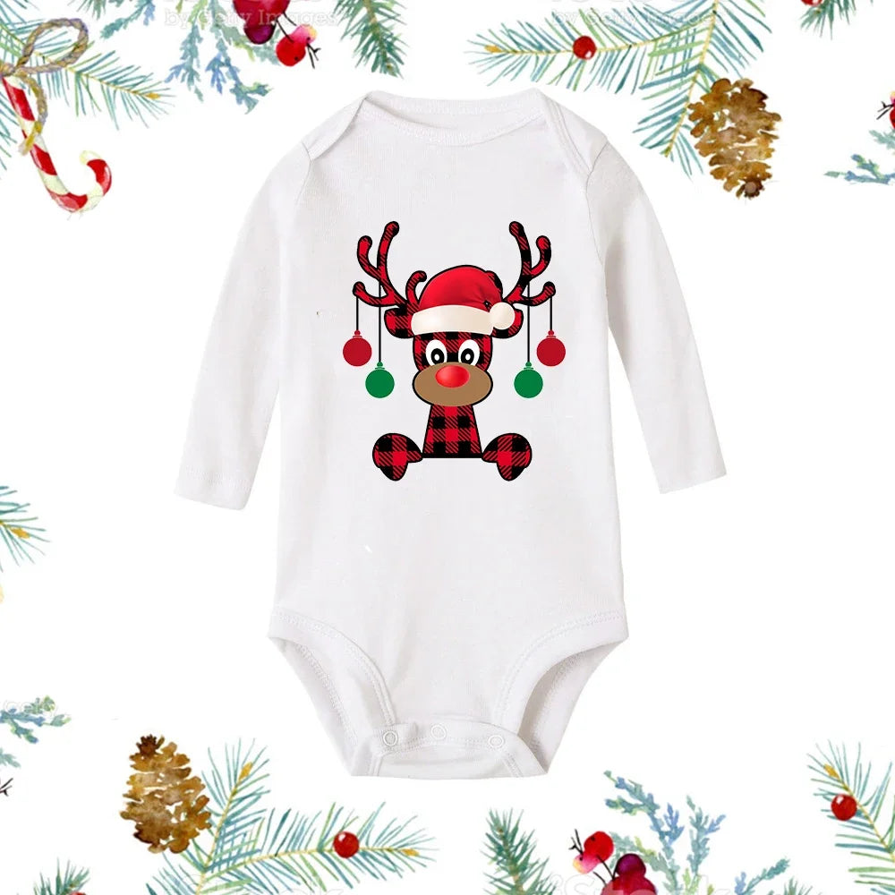 Christmas Snowman Baby Romper