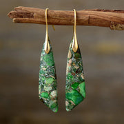 Bohemian Stone Drop Earrings