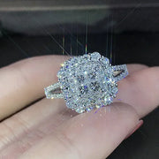 Champagne Crystal Statement Ring