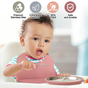 Stainless Silicone Feeding Set