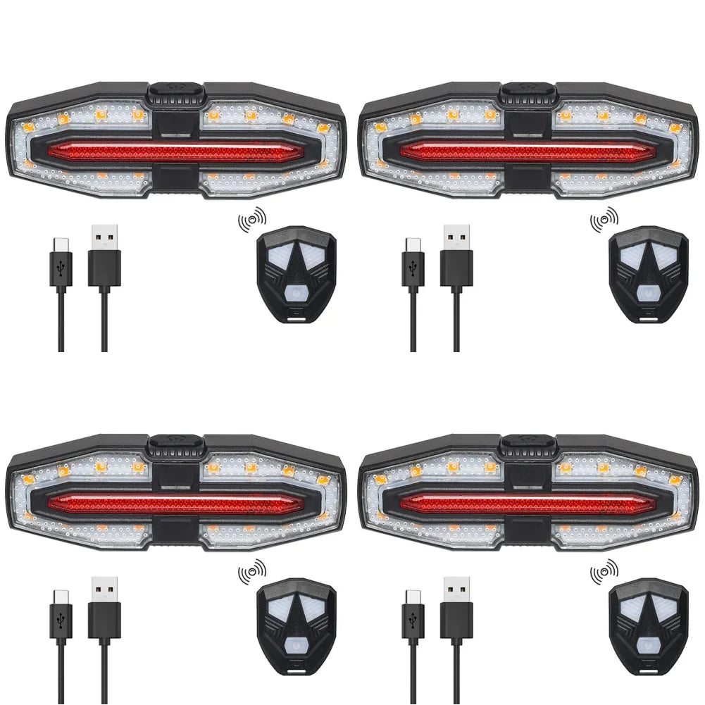 Rechargeable Turn Signal Bike Light