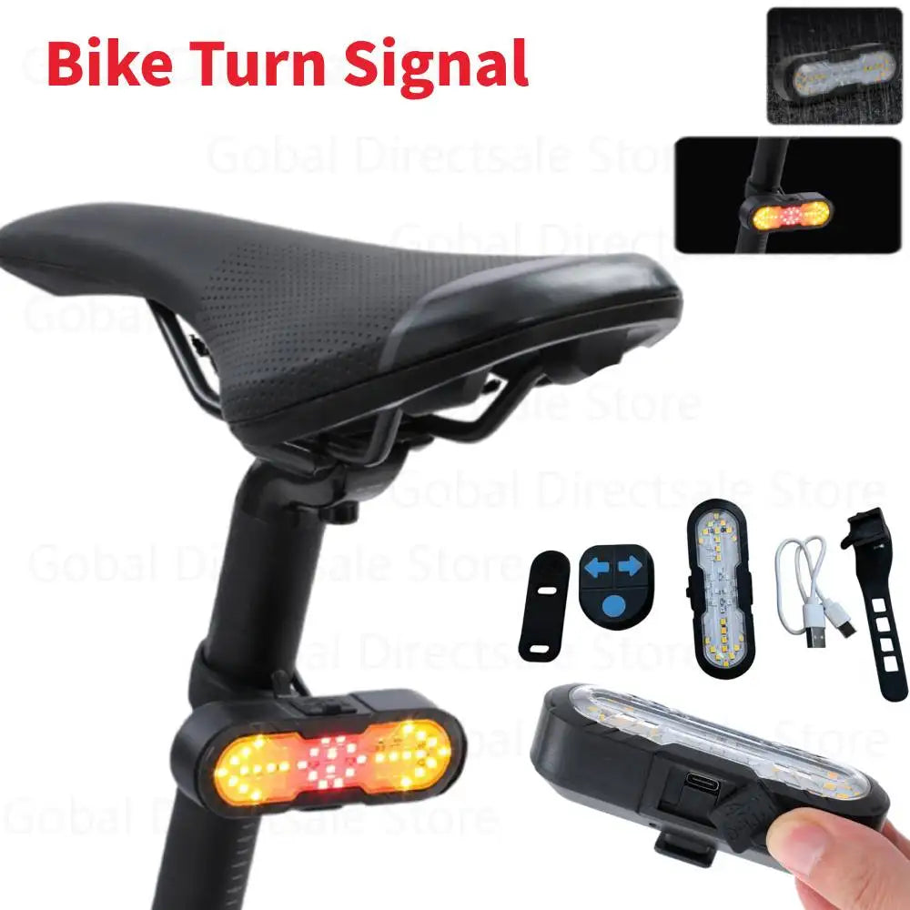Rechargeable Turn Signal Bike Light