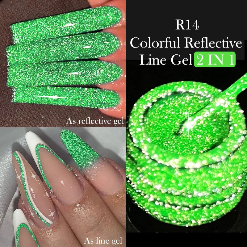 LILYCUTE Reflective Glitter Liner Gel