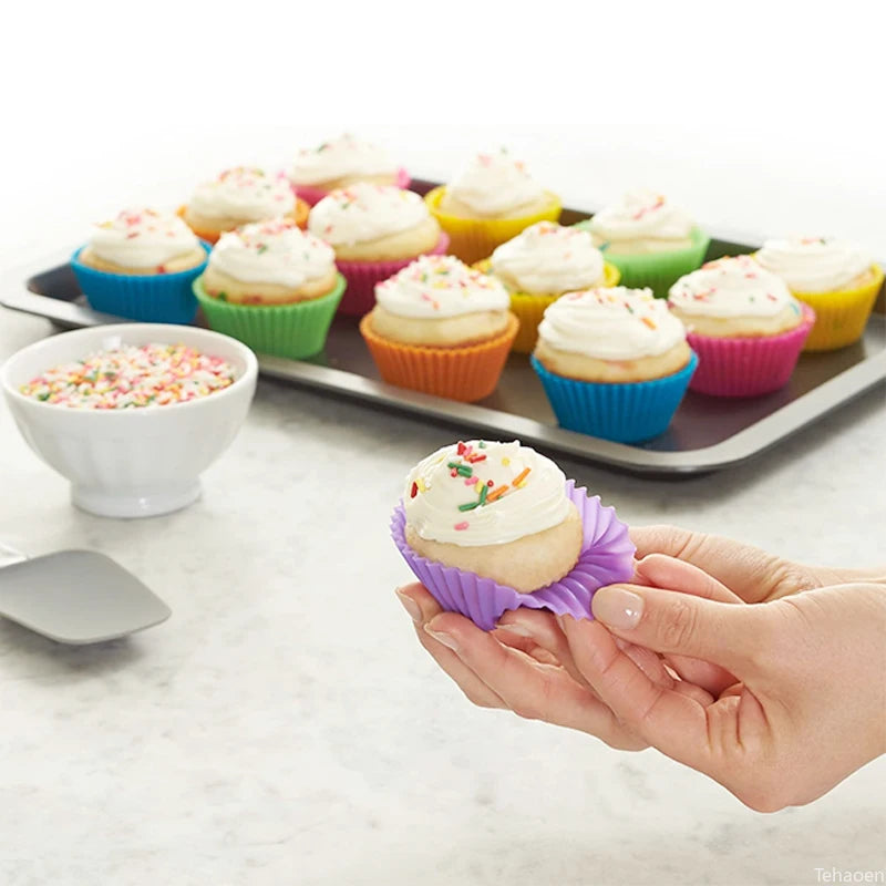Reusable Silicone Cupcake Mold Set