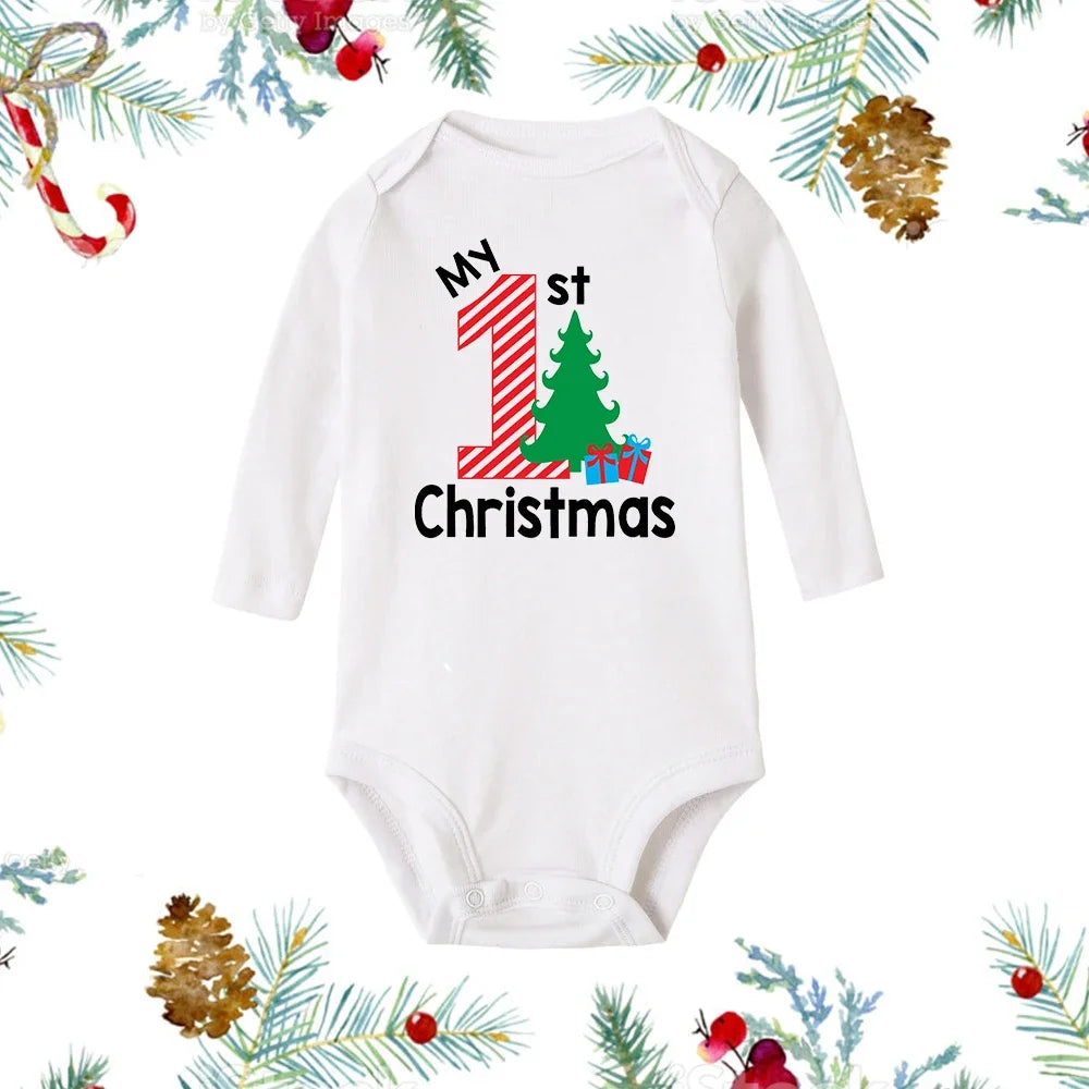 Christmas Snowman Baby Romper