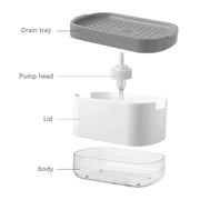 Press Soap Sponge Dispenser
